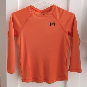 Boys under armour long sleeve tee shirt size small